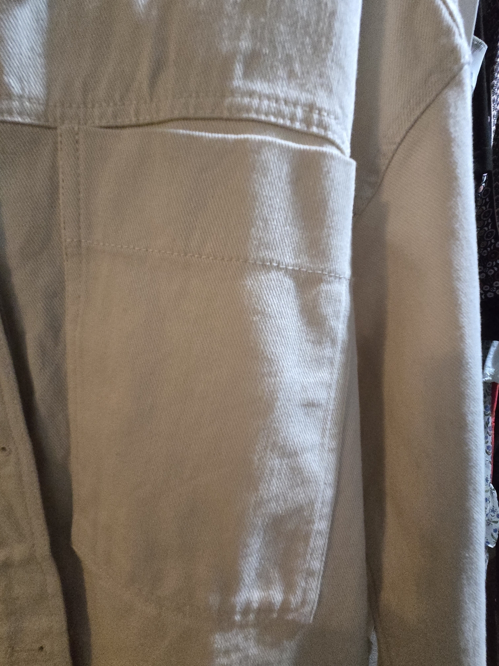 Zara Cream Button-Front Fringe Jacket - Picture 11 of 14